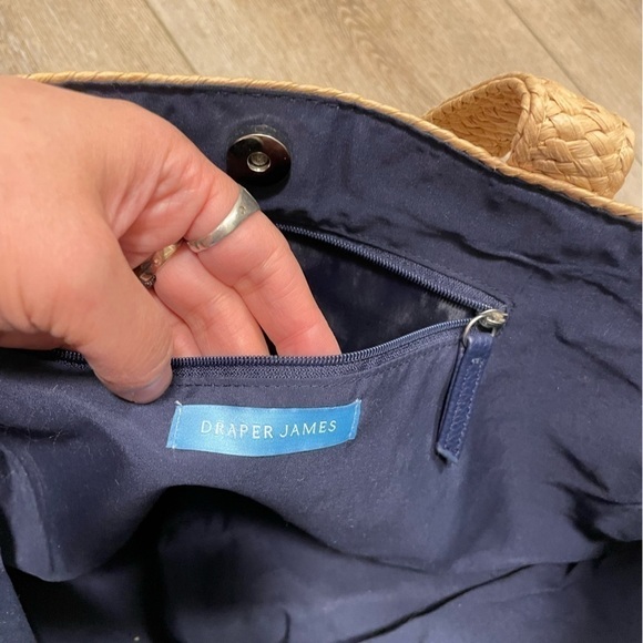 Draper James straw tote bag - Picture 4 of 8